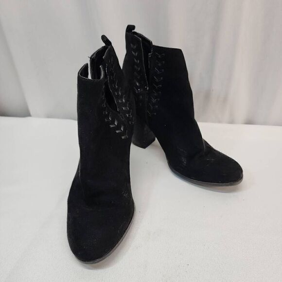 Carlos by Carlos Santana Size 10 Whitley Lt. Doe Womens Ankle Booties Black - Picture 2 of 12